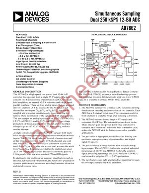 AD7862AN-10 datasheet  